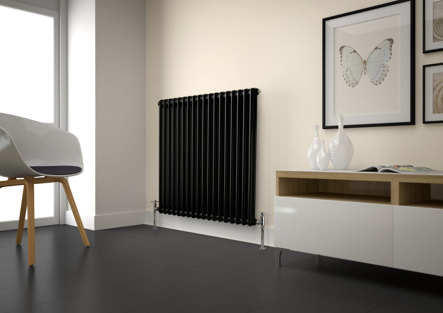 3 col 600 x 830mm Laser Klassic - Black
