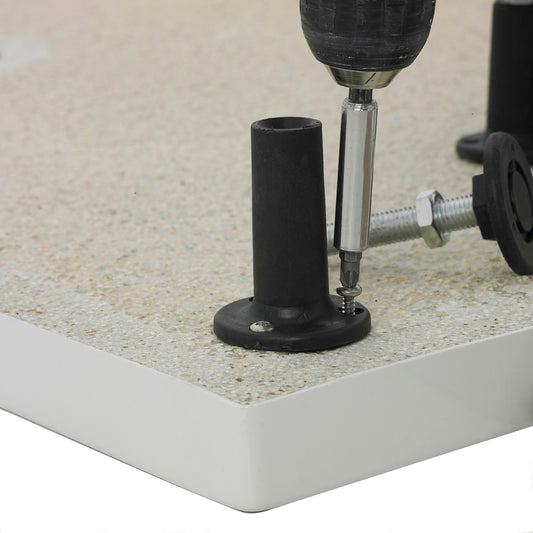Hudson Reed 1000 x 1000mm Curved Plinth Leg Set & Plinth Kit