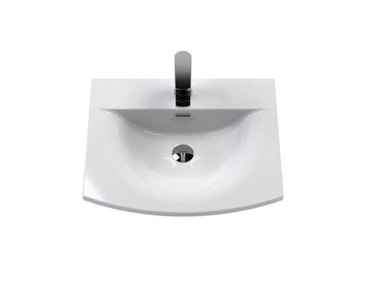 Urban Floor Standing 2 Door Vanity Unit with Curved Basin 500mm