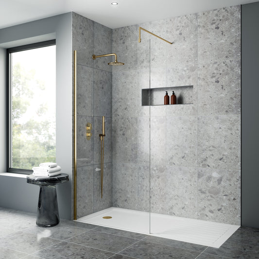 Shower Accessories Easy-Clean Handset Brushed Brass