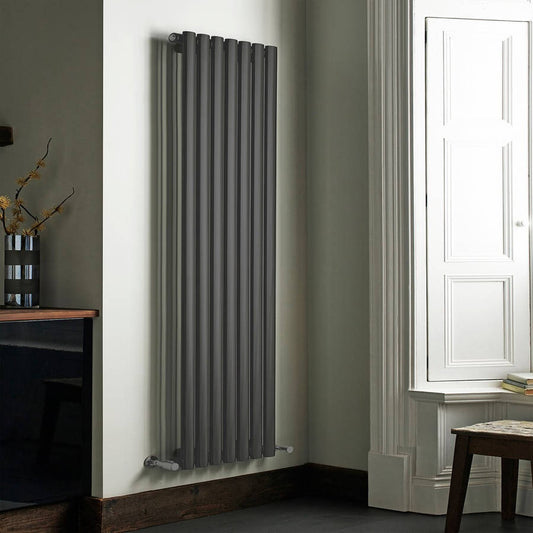 Aspen Vertical Double Textured Grey 1800 x 420