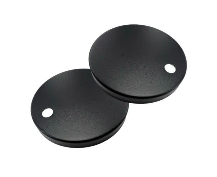 x2 CAPS Matt Black Cover Caps For Seat Hinges to suit SEA102D & SEA104D