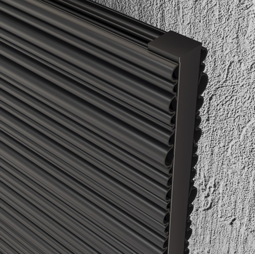 QUEBEC DOUBLE 1775x239mm BLACK
