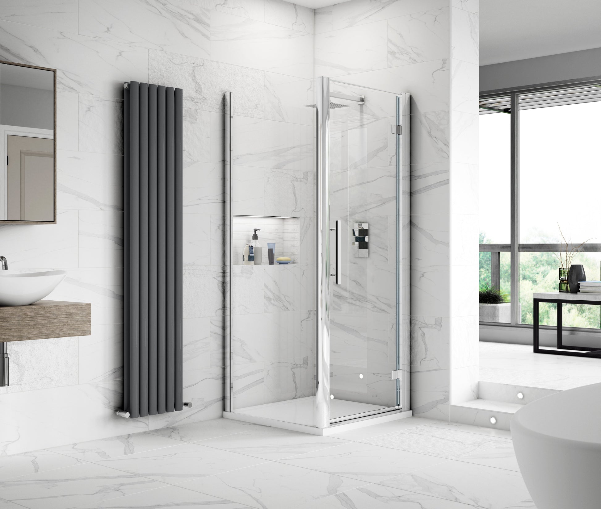 Apex 900mm Hinged Door
