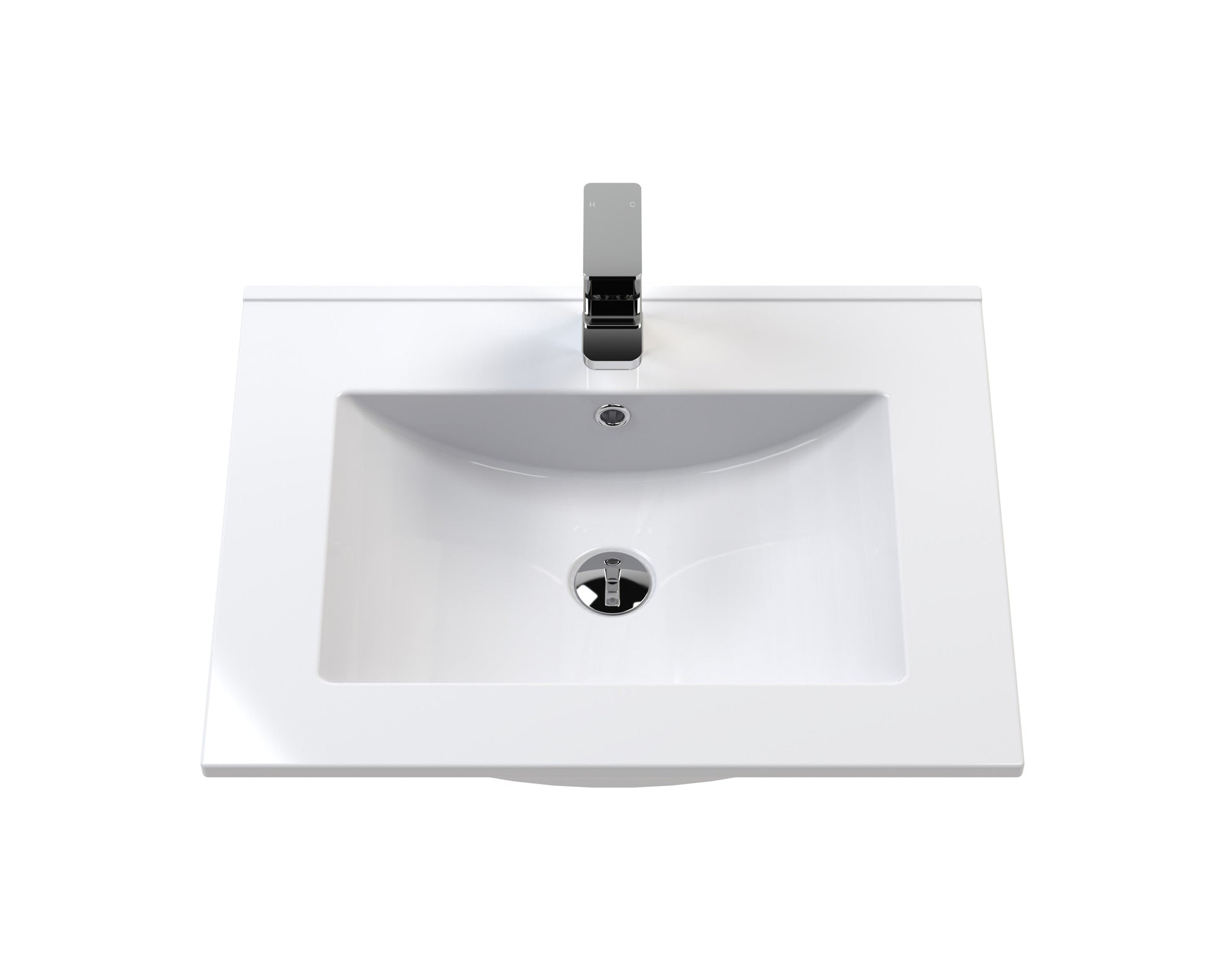 Lille 600mm Floor Standing 2-Drawer Vanity with Basin - 1 Tap Hole