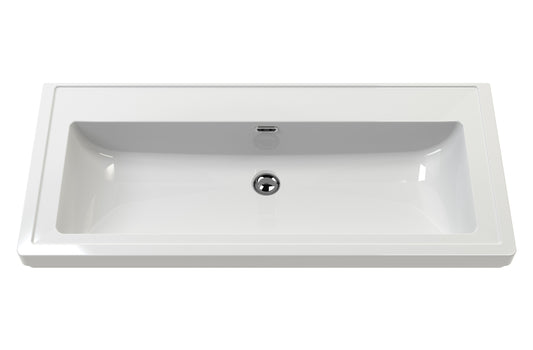Lille 600mm Floor Standing 2-Drawer Vanity with Basin - 0 Tap Hole