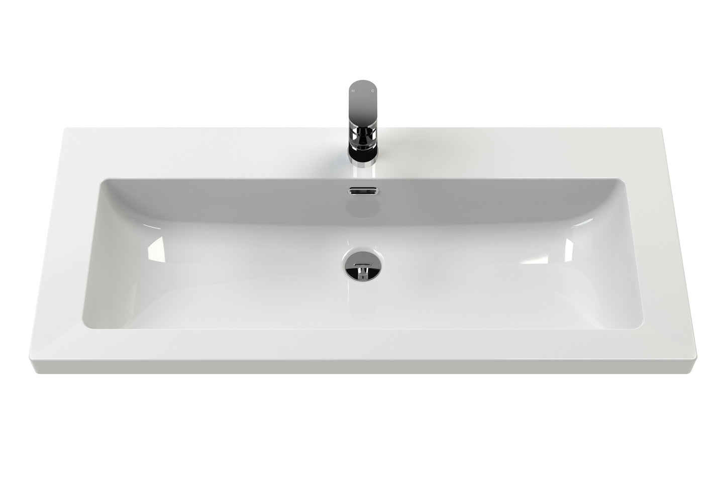 Hudson Reed Bexley Traditional 800mm Indigo Blue Floor Standing Vanity Unit with Basin