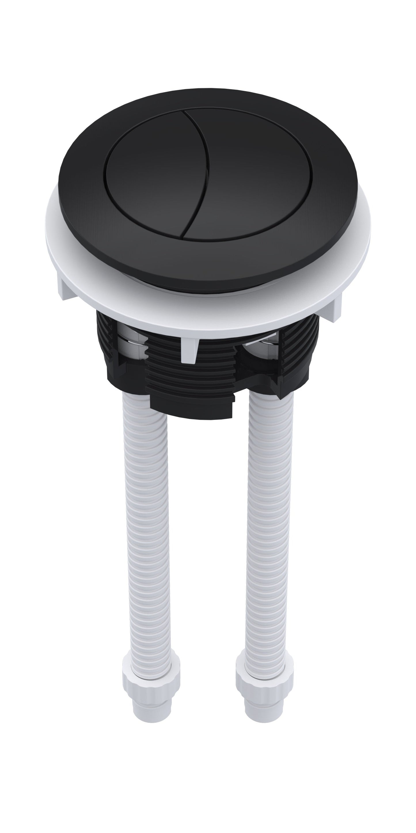 Matt Black Cistern Push Button