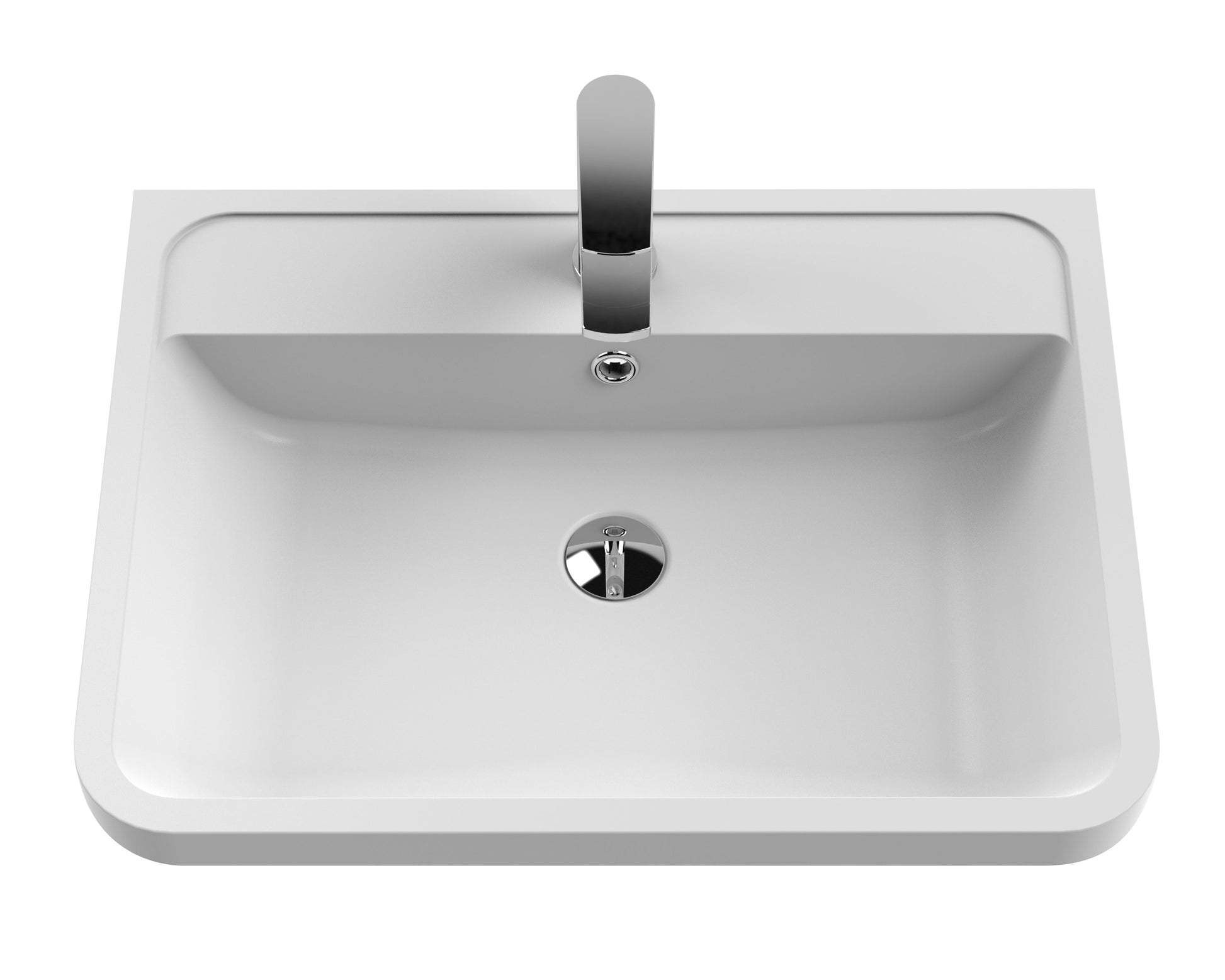 Hudson Reed Solar 800mm Indigo Blue Wall Hung Vanity Unit With Polymarble Basin