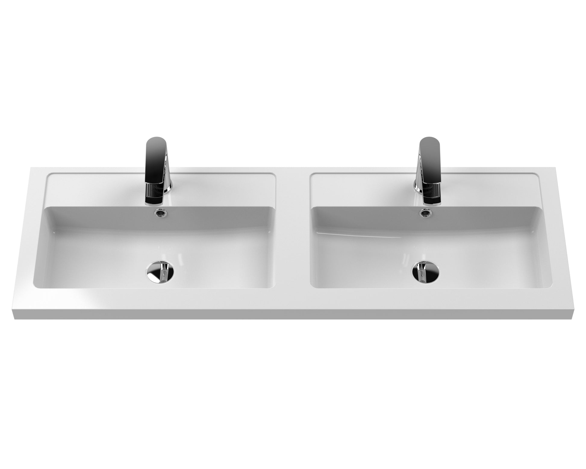 Hudson Reed Juno 1200mm Wall Hung 4-Door Vanity Unit with Double Basin