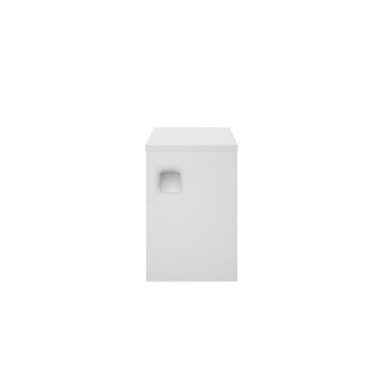 Hudson Reed Sarenna 305mm 1 Door Moon White Wall Hung Cabinet With Handles