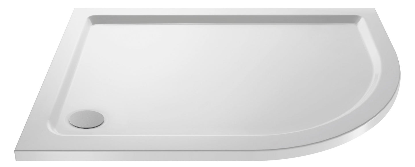 Offset Quadrant Slimline Shower Tray Right Hand 1200 x 900mm
