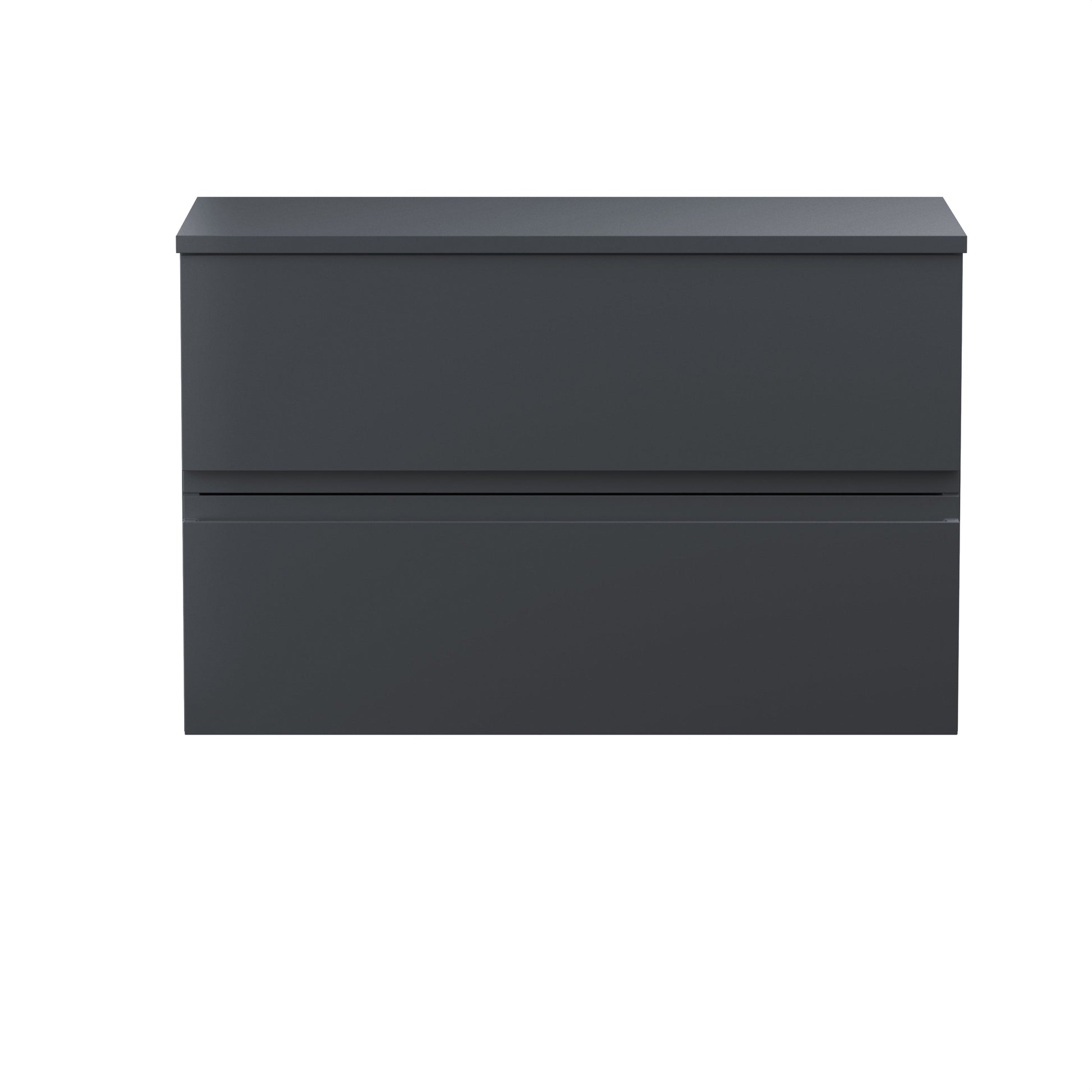Hudson Reed Urban 800mm Wall Hung 2 Drawer Vanity Unit With Worktop