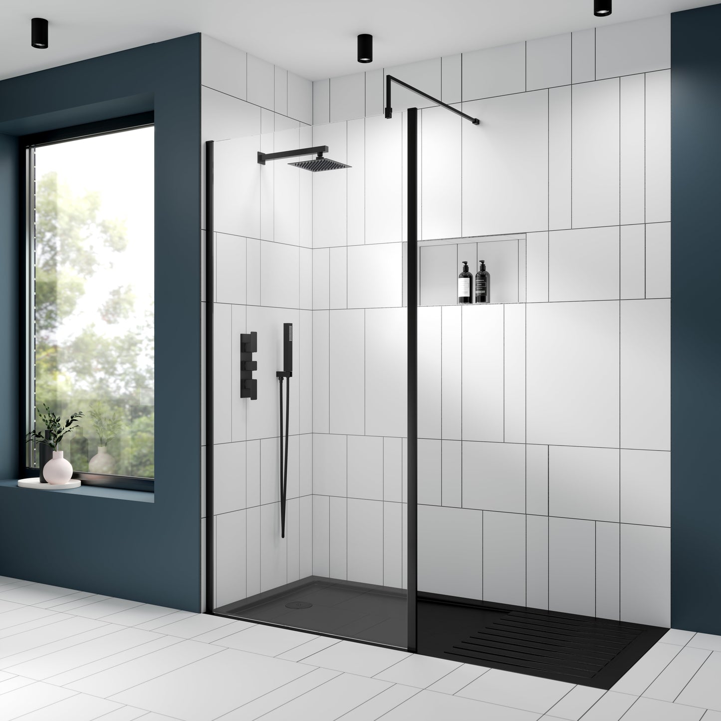 Rectangular Walk-In Slimline Shower Tray 1400 x 900mm